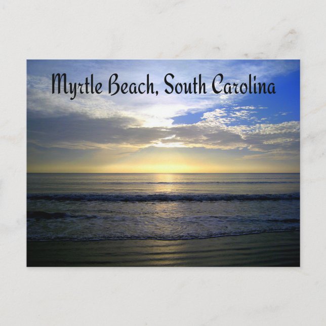 Myrtle Beach South Carolina Sunrise-vykort Vykort (Framsida)