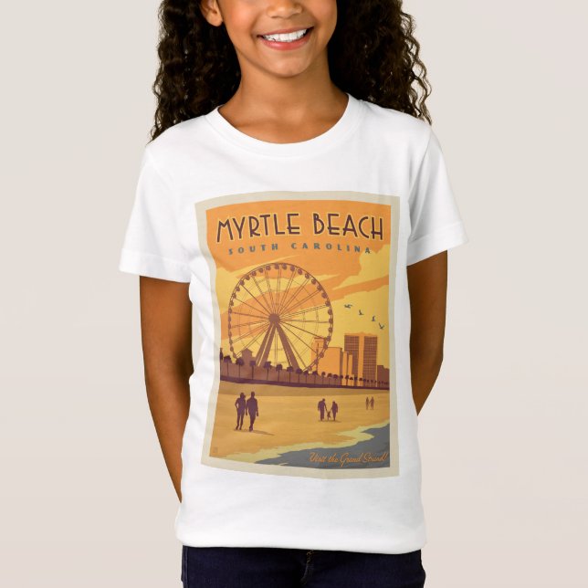 Myrtle Beach | South Carolina T Shirt (Framsida)