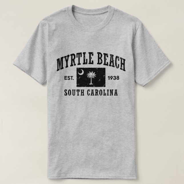 Myrtle Beach South Carolina Tee Shirt (Design framsida)