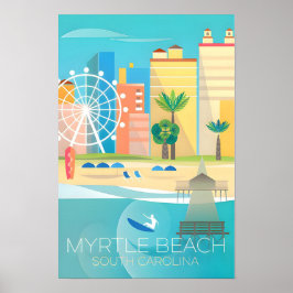 Myrtle Beach, South Carolina Tryck