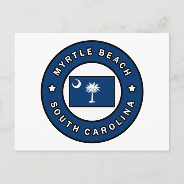Myrtle Beach South Carolina Vykort (Framsida)