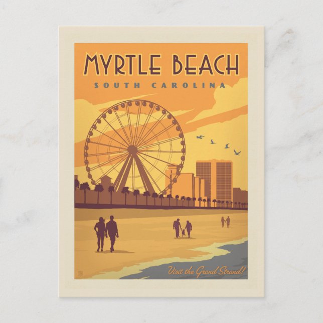 Myrtle Beach | South Carolina Vykort (Framsida)