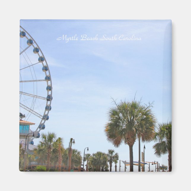 Myrtle Beach South Carollina, Skyjul Magnet (Framsidan)