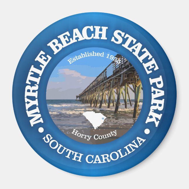 Myrtle Beach SP Magnet (Framsidan)