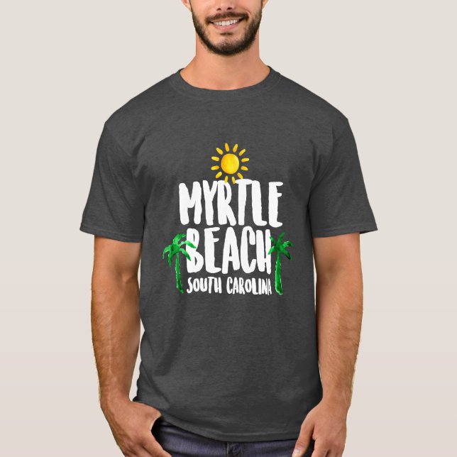 Myrtle Beach vattenfärg T-shirt (Framsida)