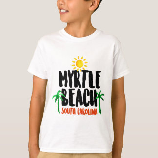 Myrtle Beach vattenfärg T-shirt