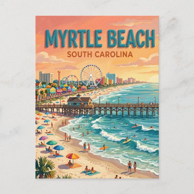 Myrtle Beach Vykort (Framsida)