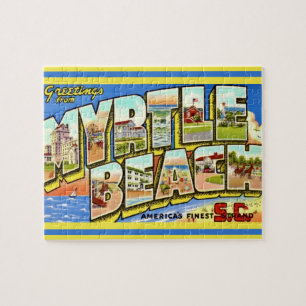 Myrtle Beach vykort 8x10 Pussel