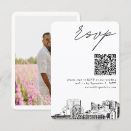 Myrtle Beach Wedding QR OSA Code Small Tilläggskort