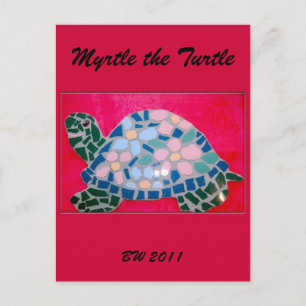 Myrtle the Turtle Postcard Vykort