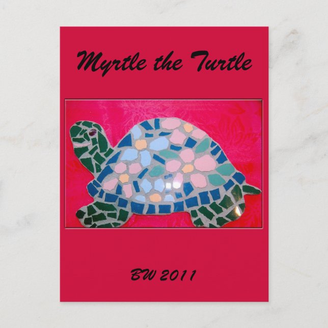 Myrtle the Turtle Postcard Vykort (Framsida)