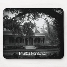 Myrtles plantation i svartvitt musmatta