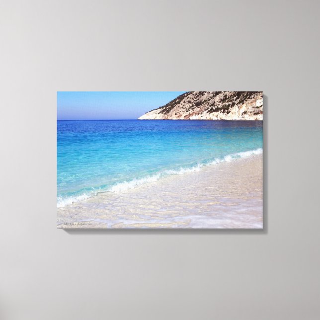 Myrtos - Kefalonia Canvastryck (Framsida)