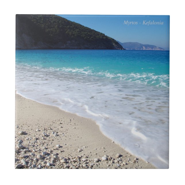 Myrtos - Kefalonia Kakelplatta (Framsidan)