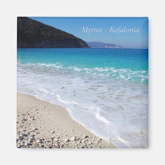 Myrtos - Kefalonia Magnet (Framsidan)