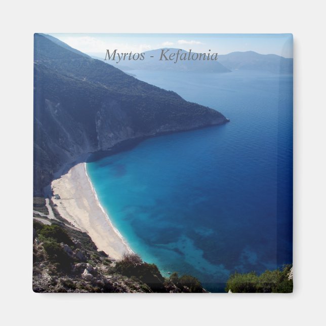 Myrtos - Kefalonia Magnet (Framsidan)
