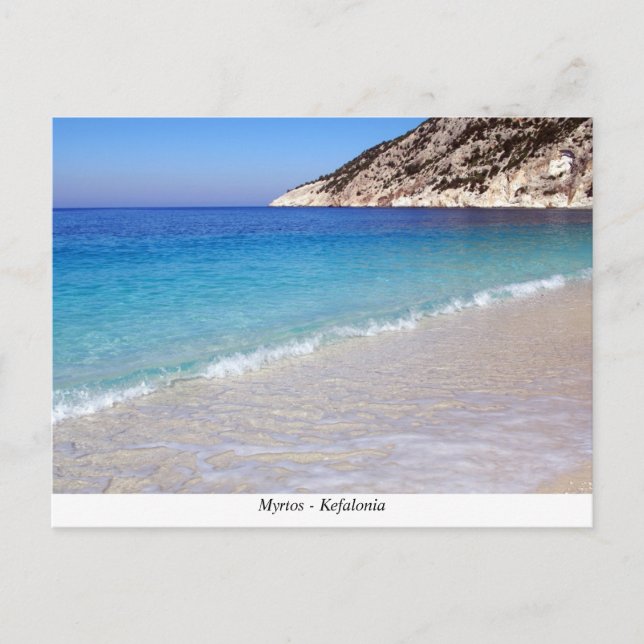 Myrtos - Kefalonia Vykort (Framsida)