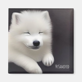 MySamoyed Personlig Gift Idea Cute Samoyed Magnet