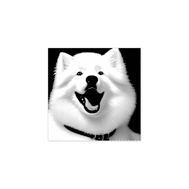 MySamoyed Personlig Gift Idea Cute Samoyed Stämpel (Tryck)