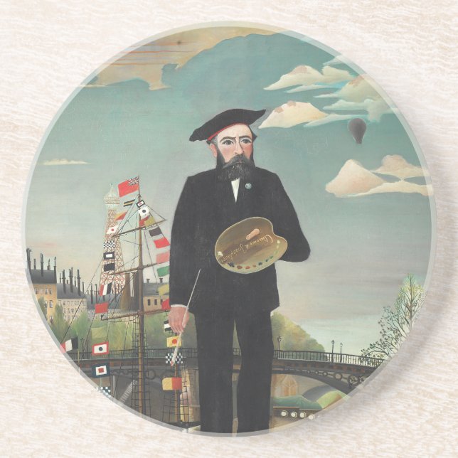 Myself: Portrait – Landscape, Henri Rousseau 1890 Underlägg (Framsidan)