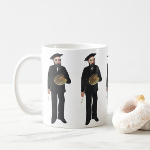 Myself Porträtt Ligcape 1890, Henri Rousseau Kaffemugg