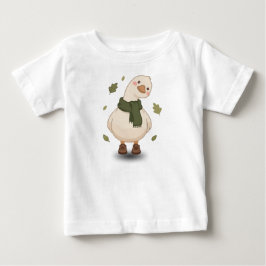 mysig animerad anka för hösten t shirt