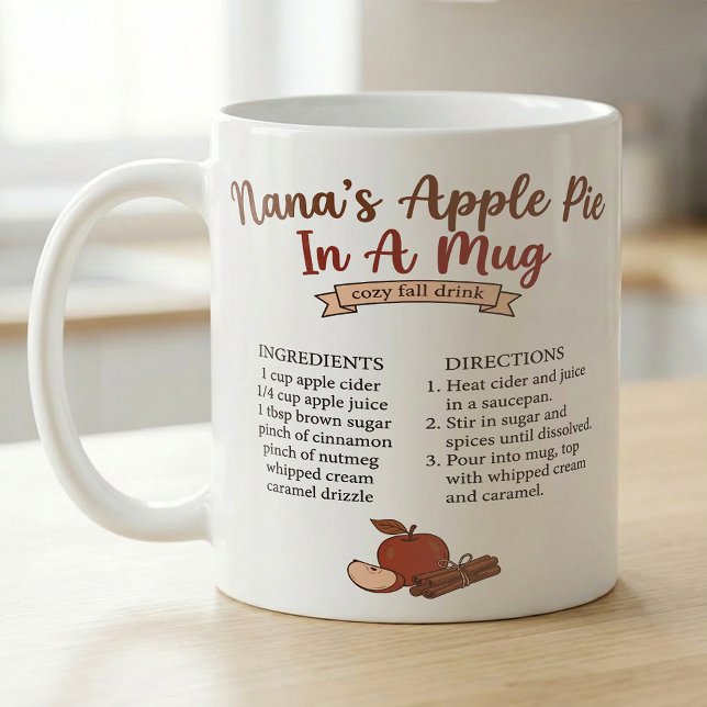  mysig äppelpajrecept för hösten kaffemugg (Skapare uppladdad)