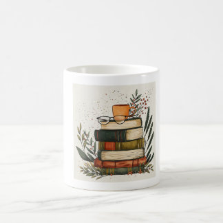 mysig bokkaffekopp Glas Estetisk Mugg