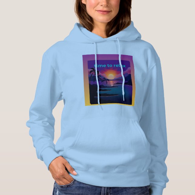  mysig casual sweatshirt med dragkedja t shirt (Framsida)