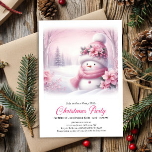  mysig Cozy Snowy Forest Kids Julinbjudan Inbjudningar