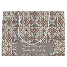 mysig Fair Isle-stickad mönster jul