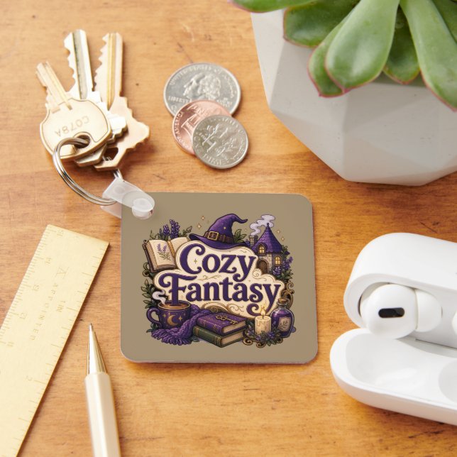 mysig fantasylitteratur nyckelring (Skrivbord)