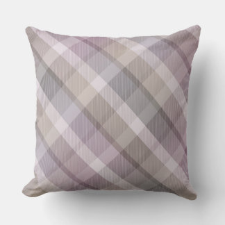 mysig färgrik tartan karott, lila Kastkudde Kudde