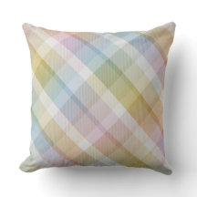 mysig färgrik tartan rutmönstrad, rosa kastkudde