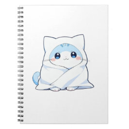  mysig filt kattunge kawaii söt katt design anteckningsbok