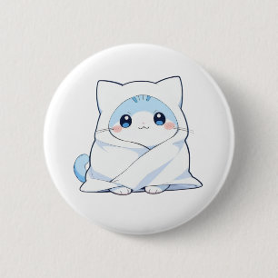  mysig filt kattunge kawaii söt katt design knapp