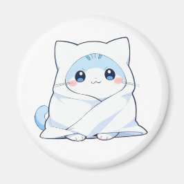  mysig filt kattunge kawaii söt katt design magnet