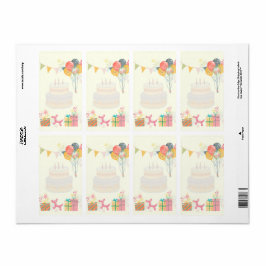  mysig födelsedagskort  fraktsedel