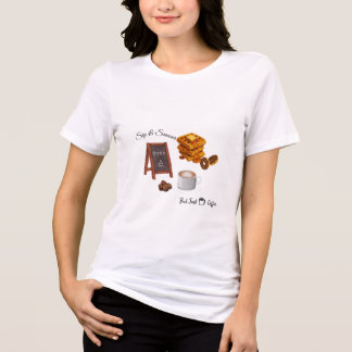 Mysig frukostillustration för kaféer T Shirt