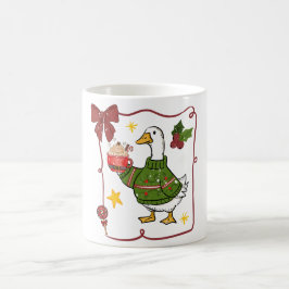mysig gås juldesign kaffemugg