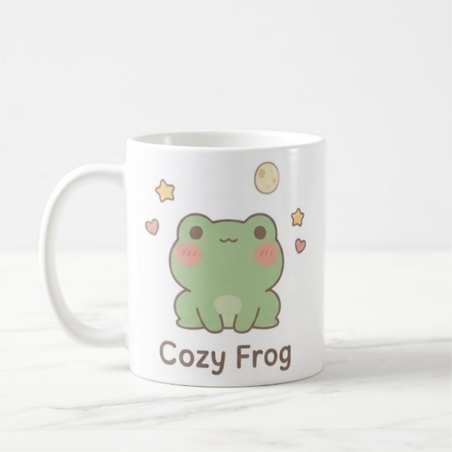  Mysig Groda Mugg | Söt Kawaii Groda Kopp (Vänster)