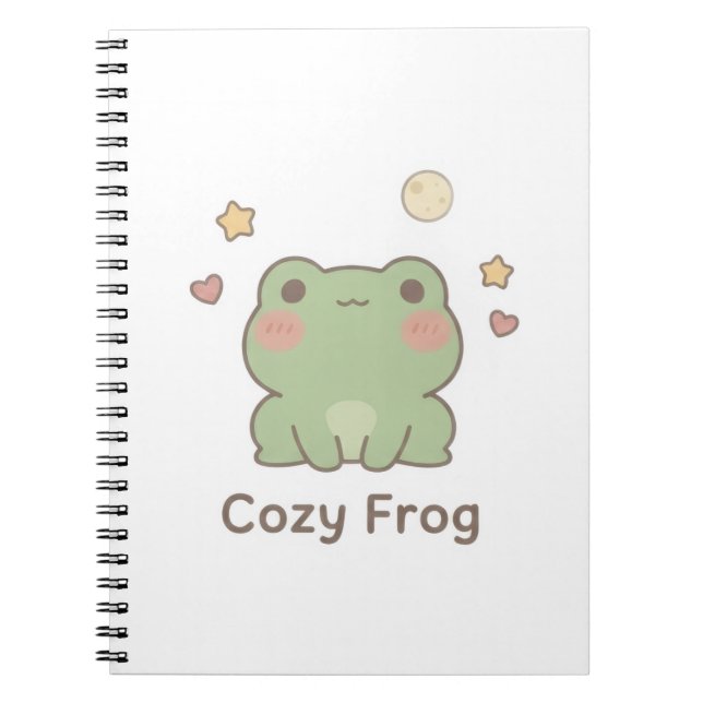  mysig groddefter | Sött Kawaii-journal Anteckningsbok (Framsidan)
