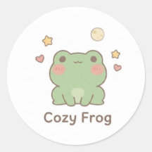  mysig groddekalk | Söt Kawaii Pastellfärgad Groda