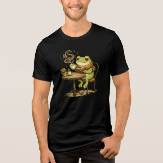  mysig grodkafé Läsande Bok Kaffeälskare Söt Stuga T Shirt