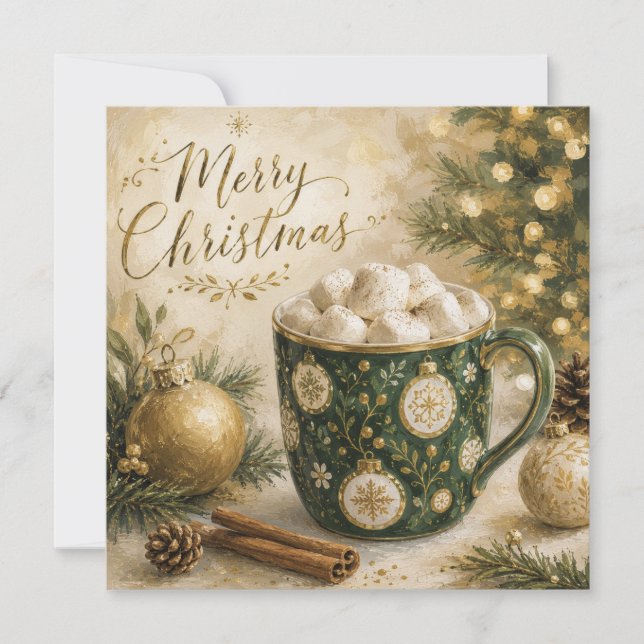  mysig grön guld het choklad marshmallows kort (Framsida)
