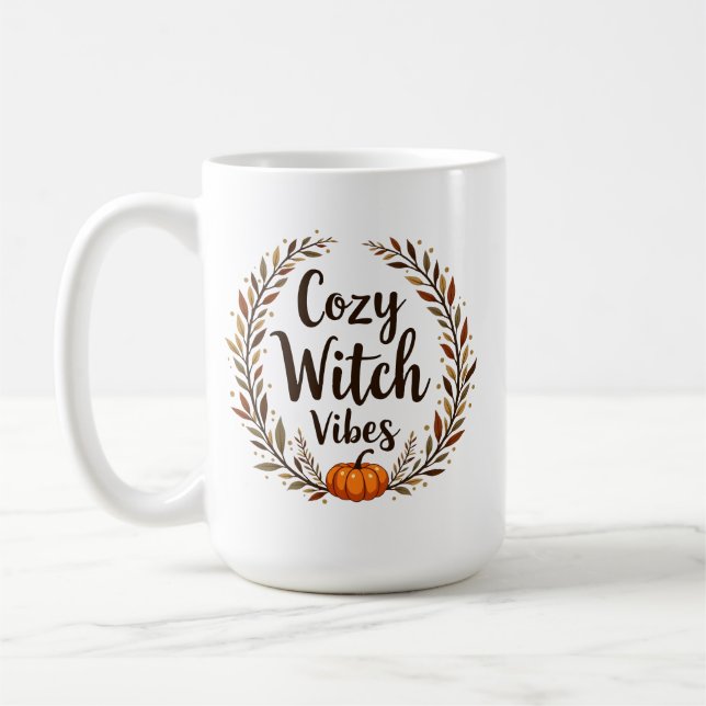  mysig häxstämning kaffemugg (Vänster)