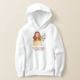 mysig Hoodie för Bok- & Kaffeälskare T Shirt