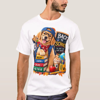  mysig höst golden retriever pumpars krydda t shirt
