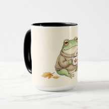 mysig höstgroda Kawaii Pumpkin Spice Latte