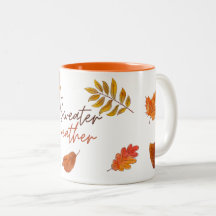 mysig höstkaffekopp